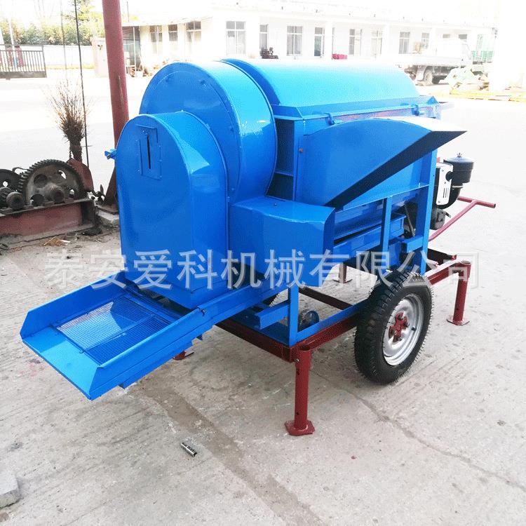 牵引式90型稻麦脱粒机谷子大豆高粱脱粒机脱稻麦大豆高粱等农作物