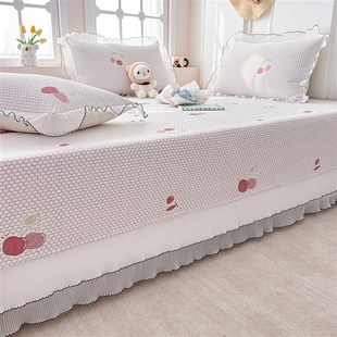 大炕单凉席冰豆豆防滑大尺寸床单3米加大榻榻米软席子大床盖3