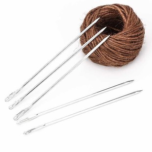 麻袋针加粗大头针针线大孔大眼包机麻绳装订包缝特大号老式加长