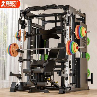 专业史密斯综合训练器家用多功能一体组合健身器材飞鸟深蹲龙门架