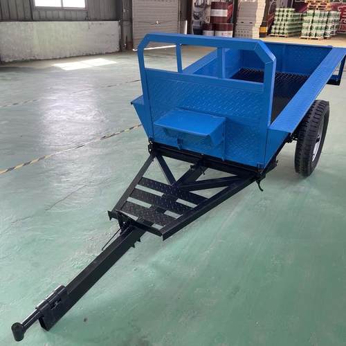 农用手扶拖车高载重1.5-2吨拖车两轮农用手扶拖拉机配套车斗