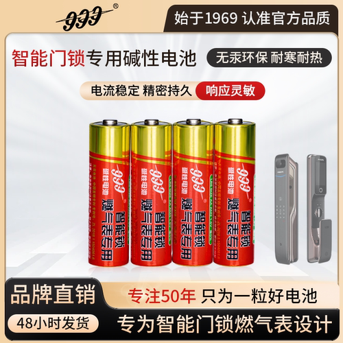华虹电池999碱性智能门锁专用