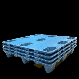 叉车物流塑料托盘吹塑防潮仓库垫板卡板地台地Q堆托盘托板塑料地