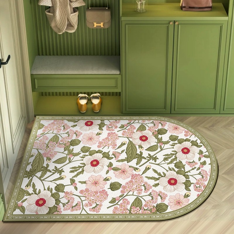 复古美式入户门地垫半圆门口进门脚C垫2023新款pvc免洗玄关地毯,居家布艺,入户地垫,淘宝优惠券,粉丝福利购,淘宝优惠卷