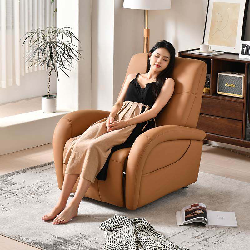 头等太空单人沙发舱懒人皮可躺可振动睡多功能电动老人电动摇椅子