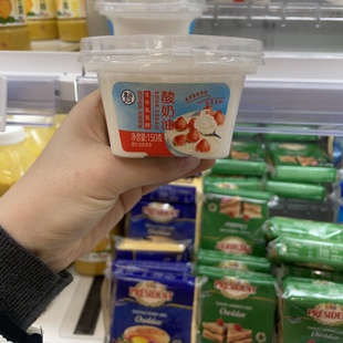盒马酸奶油150g早餐面包贝果沙拉薯条烤肉饼干烘焙伴侣奶香四溢