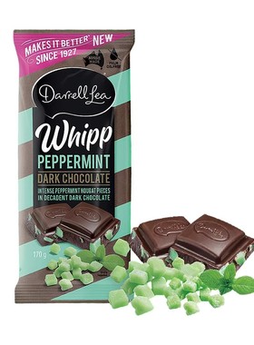 盒马Darrell Lea薄荷味软糖黑巧克力170g澳大利亚（代可可脂）