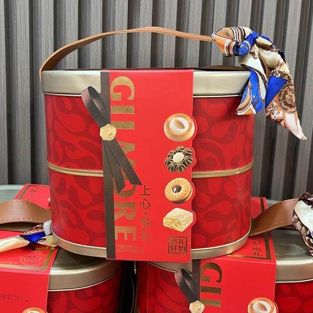 香港品牌超友味上心悦礼盒什锦曲奇饼干 干点心铁盒婚庆乔迁生日