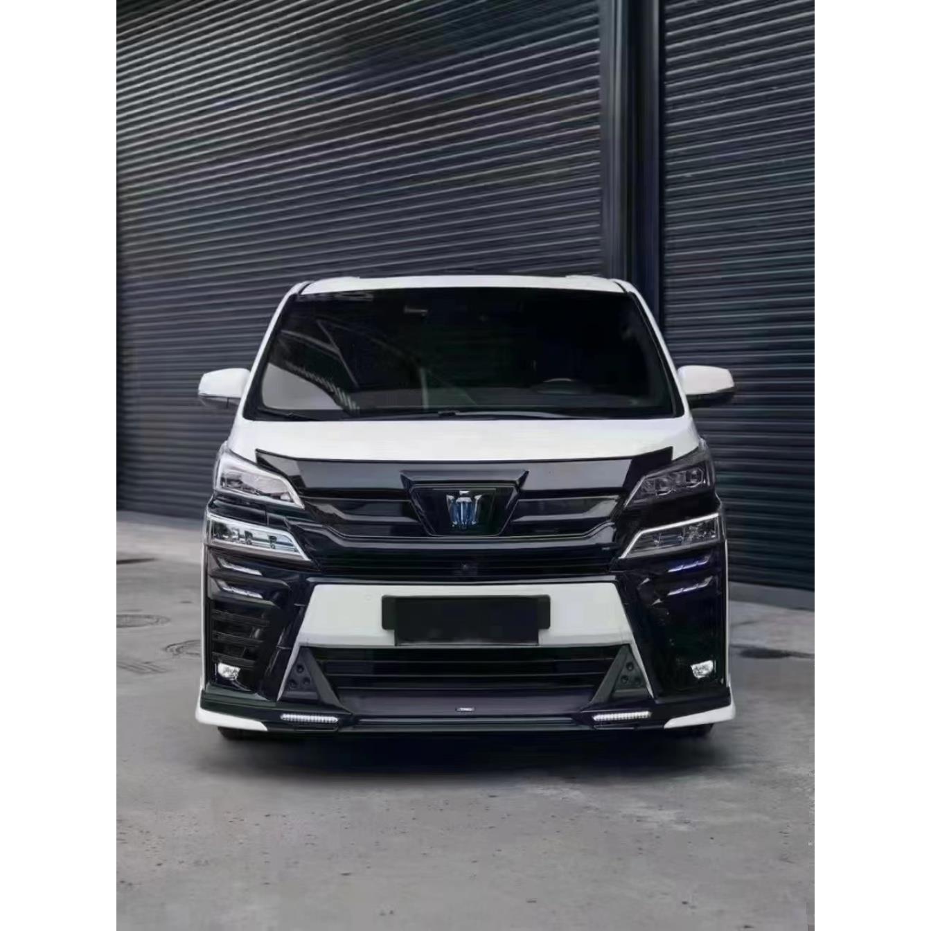 适用丰田皇冠威尔法改装蒙娜丽莎大包围套件trd运动前杠前脸中网