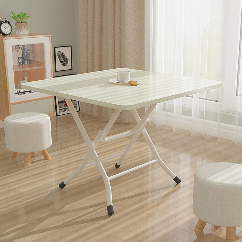 桌子折叠吃饭小桌子家用宿舍卧室户写字桌户外折叠摆摊正方形付熔