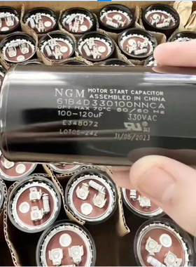 墨西哥NGM150-180uF 250VAC 60B1D250150NNCA压缩机启动电容