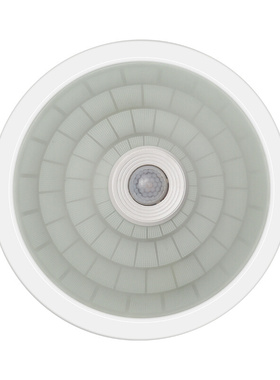 DZled红外线人体感应灯圆形吸顶灯红外线玻璃感应灯可调延时时间