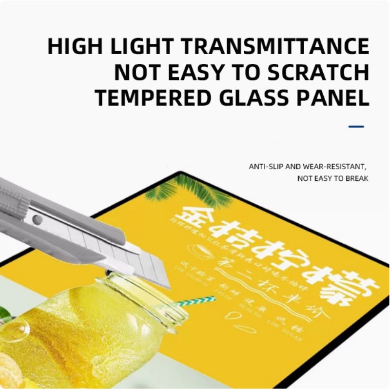 抽画灯箱广告牌led灯超薄挂墙Lightbox billboard宣传展示展板