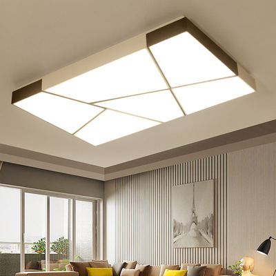 客厅灯长方形 简约现代大气家用卧室温馨北欧创意led吸顶灯具
