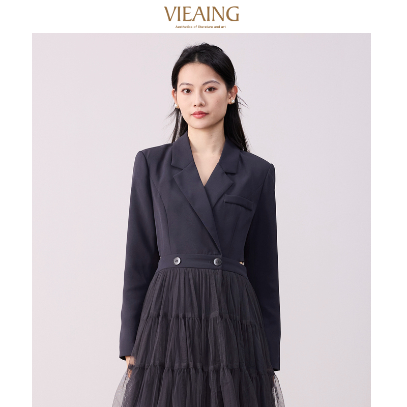 VIEA.ING薇迎冬季通勤连衣裙