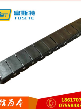 RS40P链条 黑色工程塑胶平顶输送链  上下料机链条节距12.7宽20