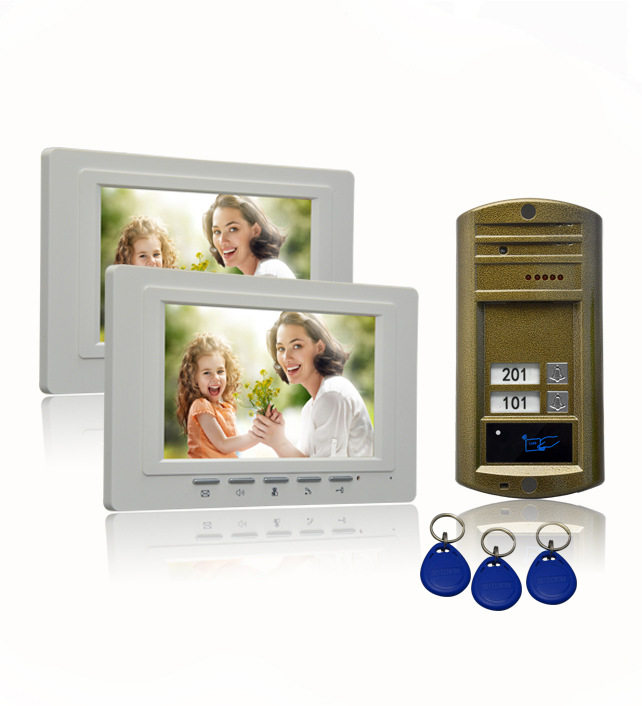 家用别墅2-3-4户型/7寸彩色高清有线可视对讲门铃刷卡门禁系统,鲜花速递/花卉仿真/绿植园艺,其它园艺用品,淘宝优惠券,粉丝福利购,淘宝优惠卷