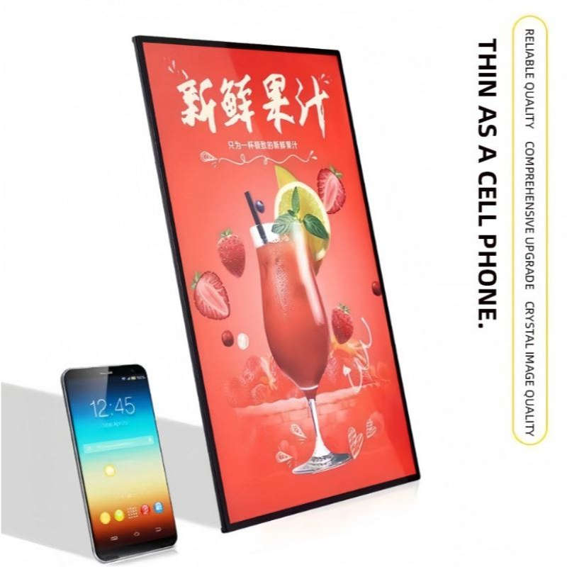 抽画灯箱广告牌led灯超薄挂墙Lightbox billboard宣传展示展板