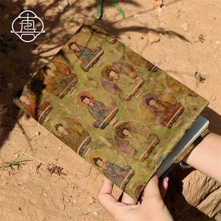 真我 无相佛香云纱 非遗桑蚕丝手账帐本手工布书衣日记笔记本a5a6