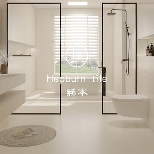 柔光肌肤釉微水泥瓷砖600x1200客厅地板砖厨房卫生间墙砖防滑地砖