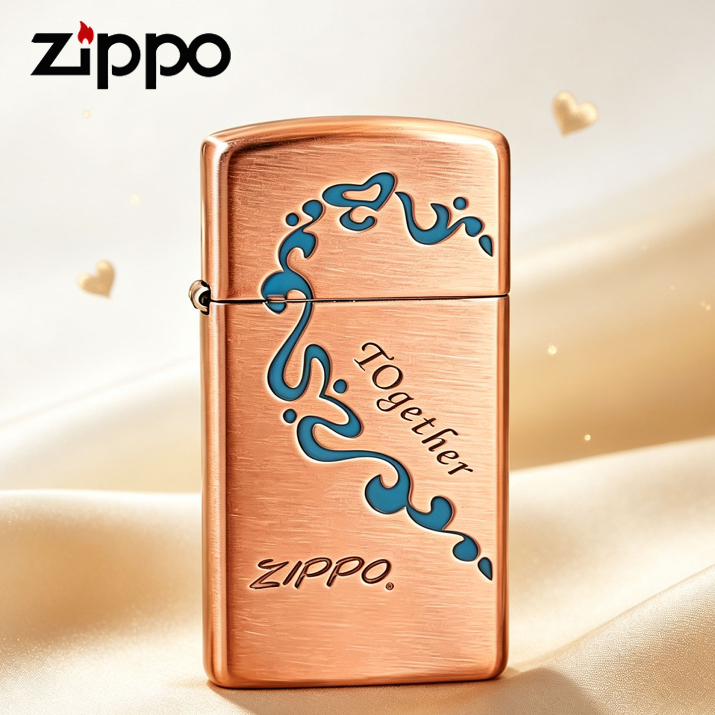 zippo正品防风打火机纤巧窄机