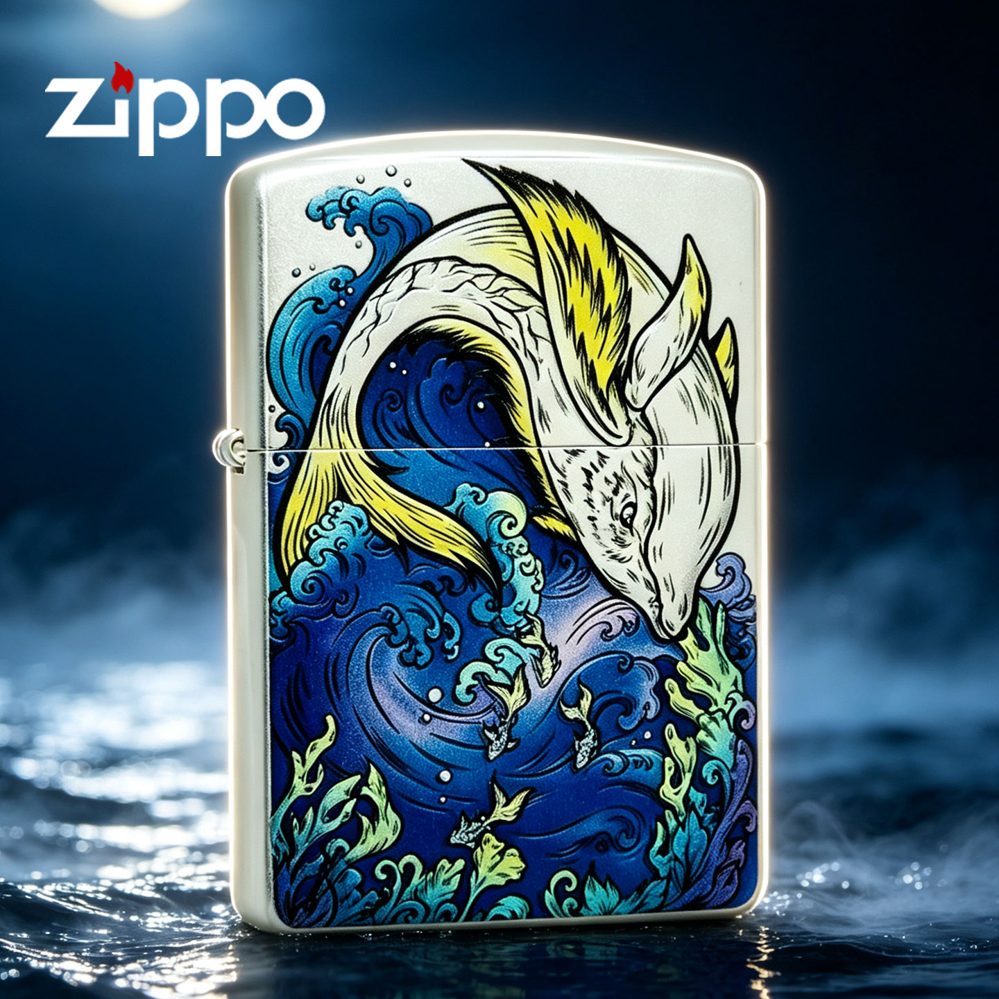 正品Zippo防风煤油打火机送男友