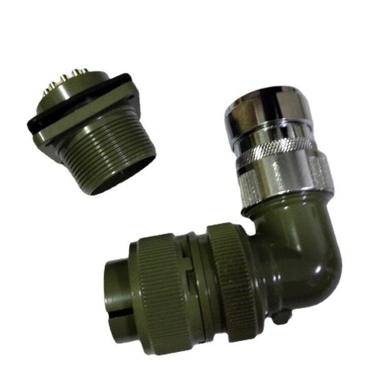 美军标连接器MS3108 22-12S/P金属软管外壳导电MS3106A  22-22P
