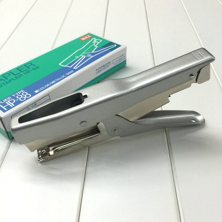 日本MAX美克司手握式订书机 HP-88订书器钉书机2115拱形针