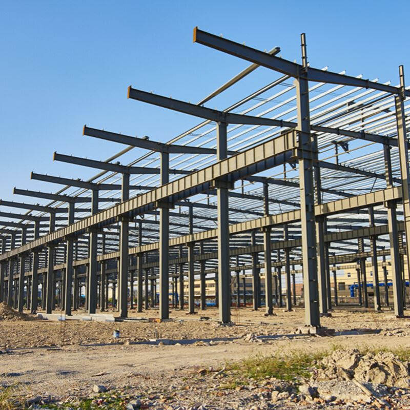 坚固耐用避雨大棚框架 水培育苗钢结构 仓库场馆大跨度钢结构框架