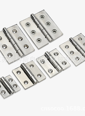 加厚不锈钢合页大全五金折叠180度活叶柜门盖子重型铰链荷叶cl064