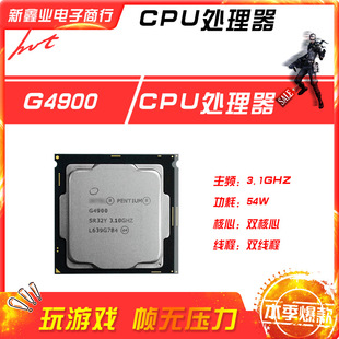 CPU 双核心双线程1151 处理器 主频2.9G 新鑫业电子全新G4900