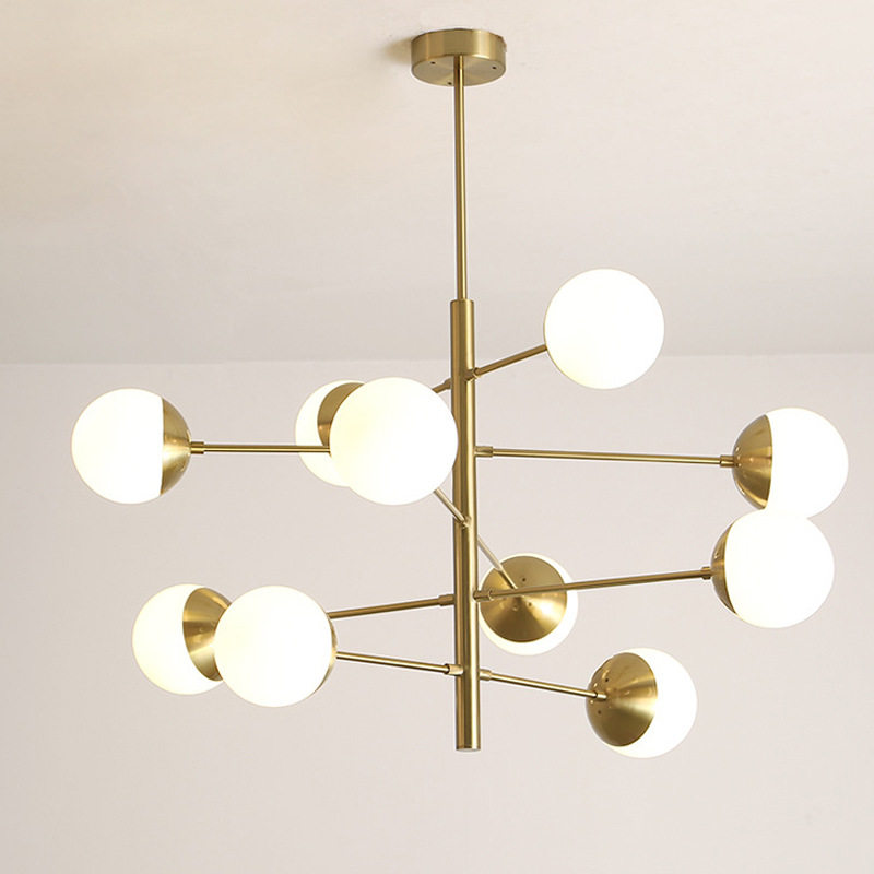 北欧现代简约风格简欧魔豆吊灯创意个性餐厅卧室家用大气客厅灯具