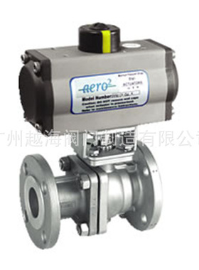 爱诺aero2气动涡轮对夹式蝶阀法兰丝扣球阀气动执行器RT110/160DA