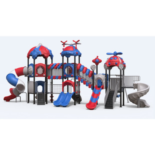 幼儿园户外组合滑梯塑料滑滑梯小区架空层室外无动力儿童游乐设施