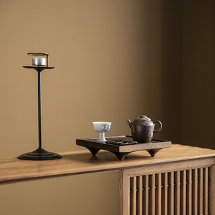 厂家南美胡桃木四季 年轮茶盘壶承办公室复古干泡台茶具配件茶壶垫