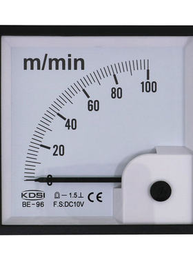 KDSI工厂供应指针式直流电压表BE-96 DC10V 100m/minCE认证电压表