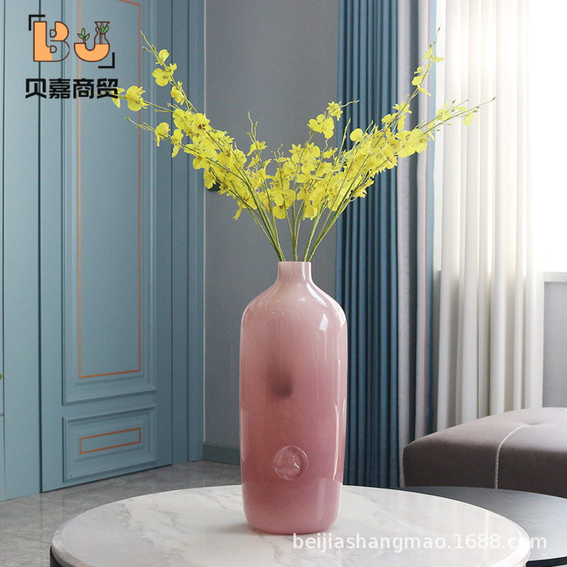 中式琉璃复古花瓶高级感婚庆 派对摆件民宿轻奢装饰客厅玻璃花器,模玩/动漫/周边/娃圈三坑/桌游,文化/体育周边,淘宝优惠券,粉丝福利购,淘宝优惠卷