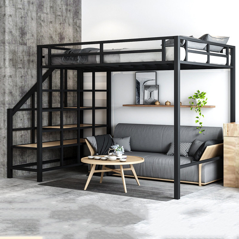 现代简约宿舍上下床 成人高架子母床 小户型双层儿童床铁架高低床,模玩/动漫/周边/娃圈三坑/桌游,文化/体育周边,淘宝优惠券,粉丝福利购,淘宝优惠卷