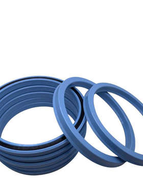 供应蓝色U+S加强型主油封 BA型活塞杆封聚氨酯加丁腈橡胶星型圈