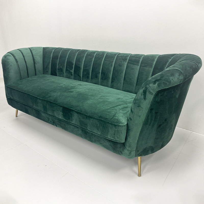 简约轻奢现代办公沙发茶几组合酒店接待会客洽谈休闲商务皮艺沙发