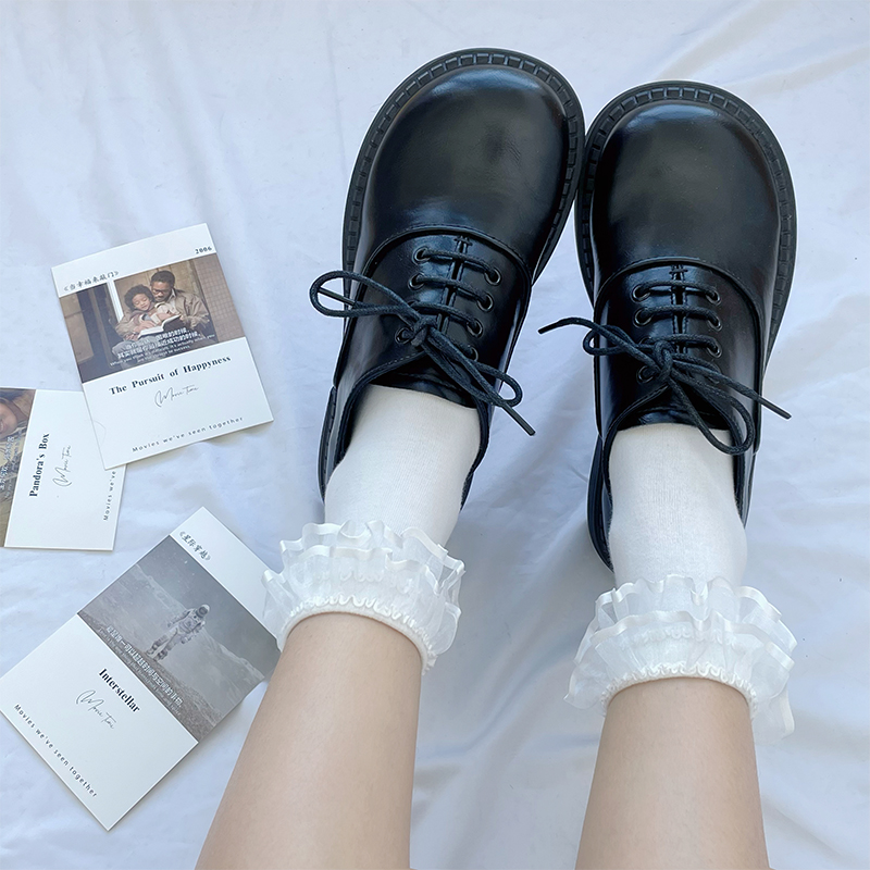 夏诺秀彩洛丽塔可爱软妹中筒袜