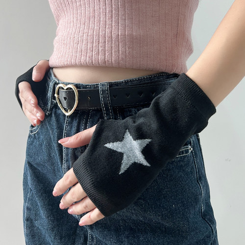 动漫cosplay二次元少女星星袖套