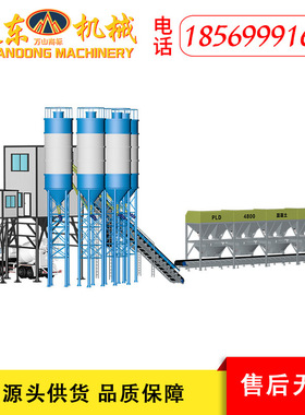 HZS180型混凝土拌合站JS3000强制水泥搅拌机时产180m3商砼搅拌楼