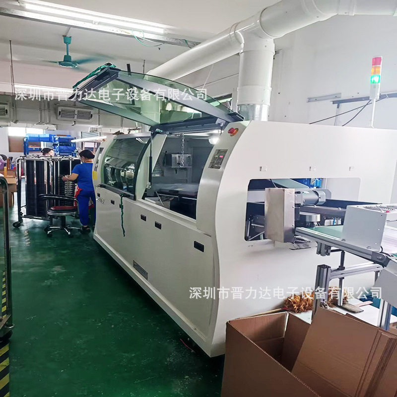 晋力达pcb板自动焊锡机 usb波峰焊机G-350DS-LF 钛合金炉胆