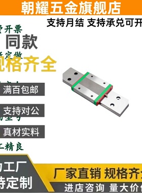 上隆微型宽幅直线导轨滑块滑轨SWCC SWHC-H16-1-2-L100 310双排孔