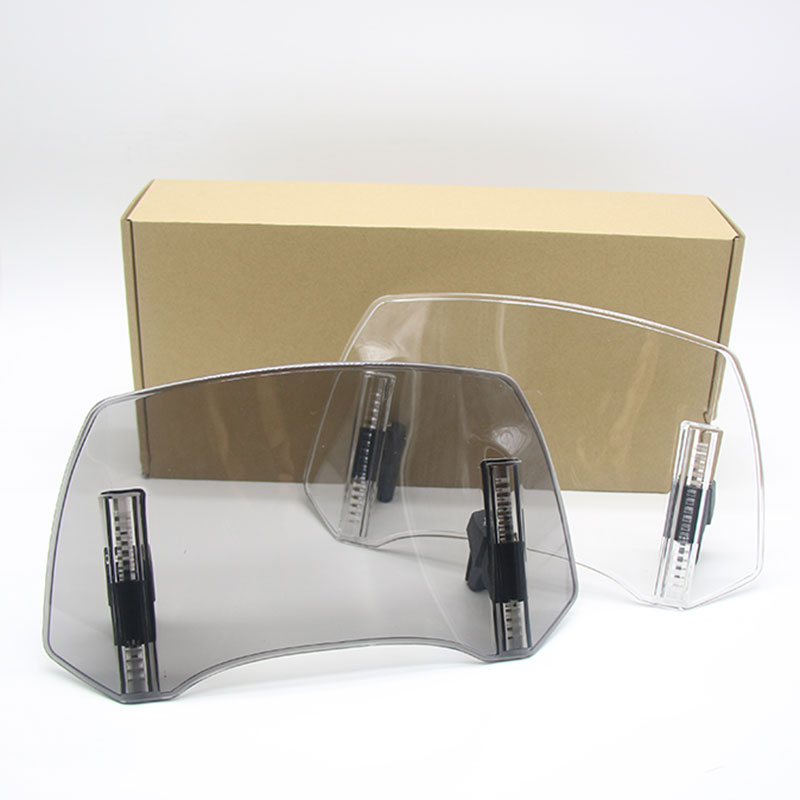 摩托车加高挡风改装 通用加高小挡风 可调节升降加高小风挡