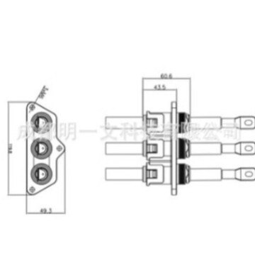现货IPT3P70P001连接器 AMPHENOL含配件全新汽车连接器
