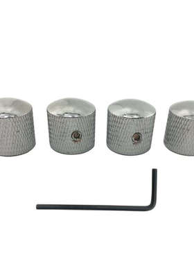 厂家直销TL电吉他 JBPB电贝司音量旋钮 带孔带扳手银黑旋鈕