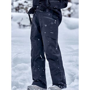 awka滑雪裤女款男滑雪服裤子防水防风防寒冬季单板2024新款3l