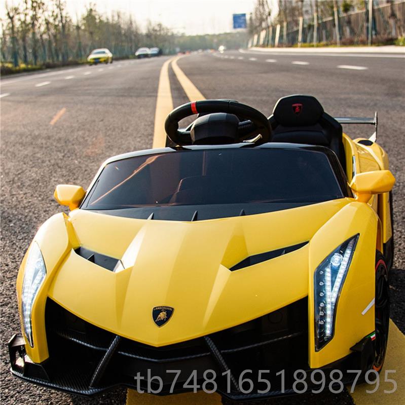 正品儿童电动汽车四轮具兰基尼控宝宝遥玩男女小孩博可坐人摇摆电